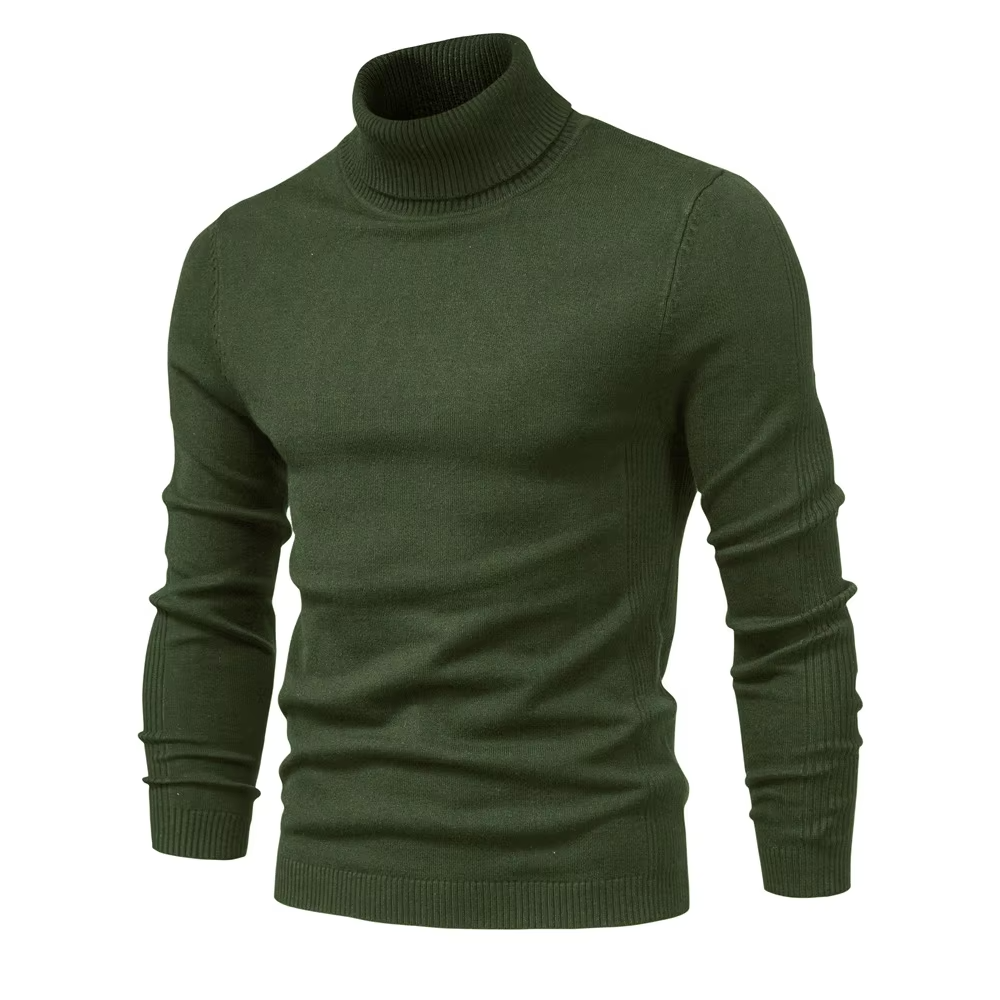 Damon | Men’s Slim Fit Ribbed Turtleneck Sweater