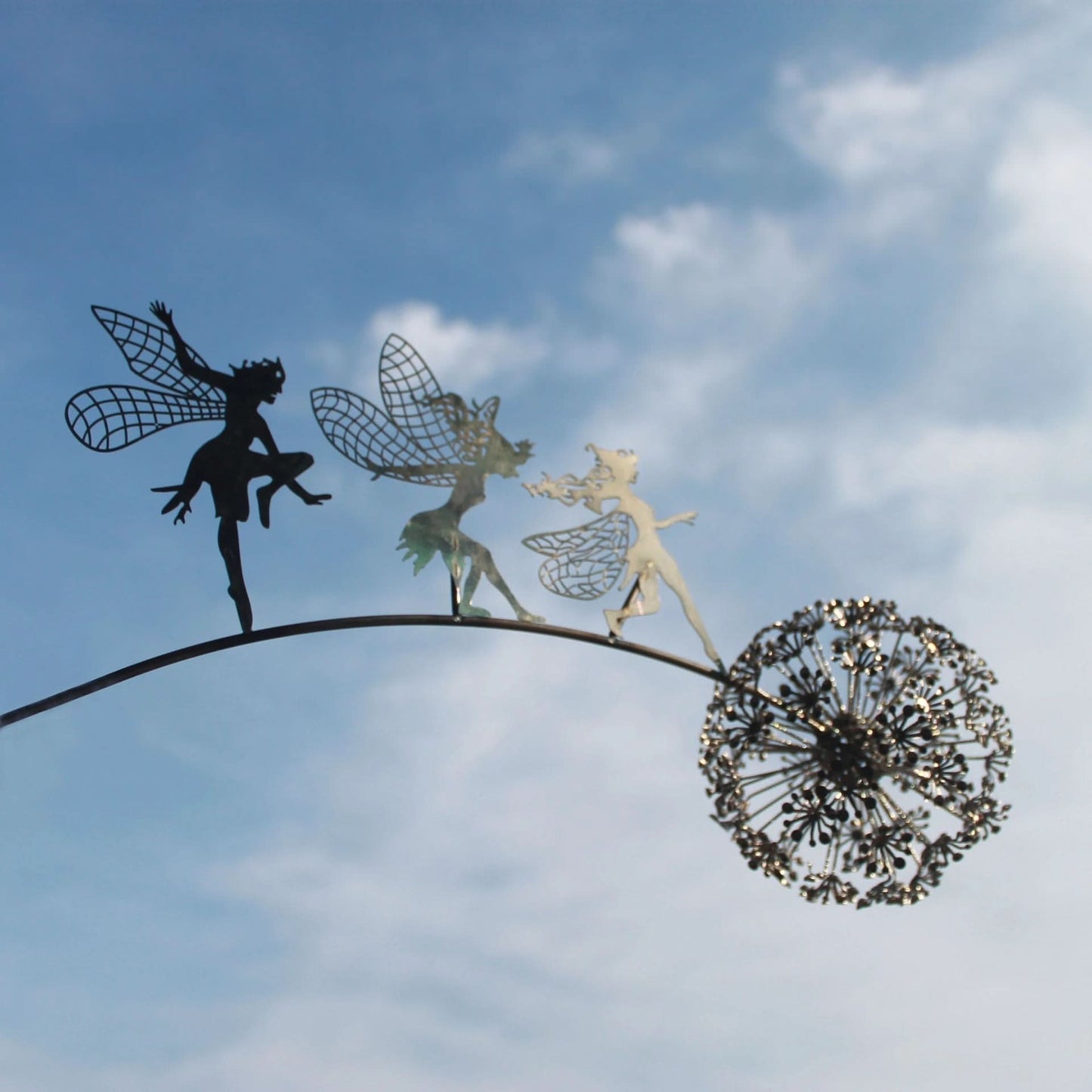 MythiGlow Metal Fairy | Whimsical Outdoor Lawn Décor