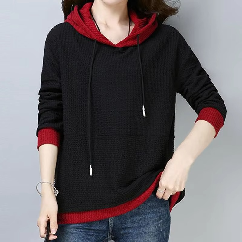 Aurora | Women’s Casual Knit Hoodie with Loose Fit