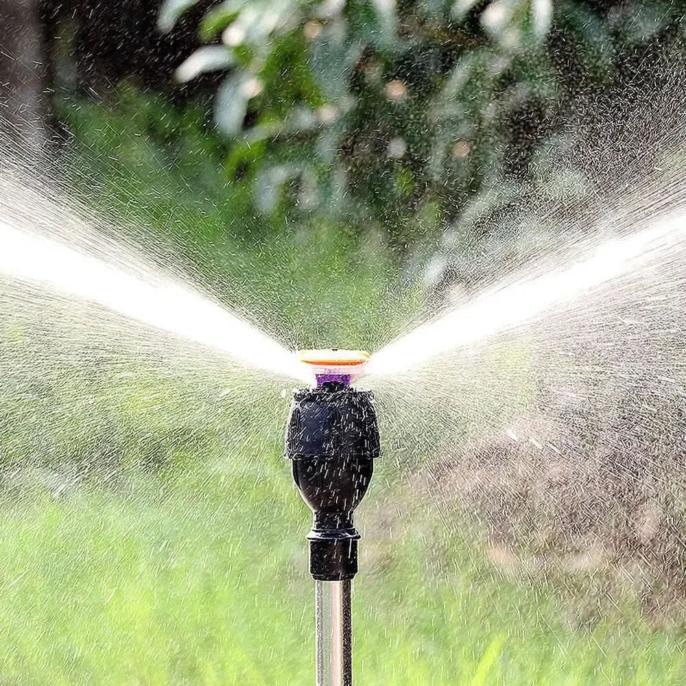 SpinBloom HydroStand | Rotating Tripod Sprinkler with Adjustable Height