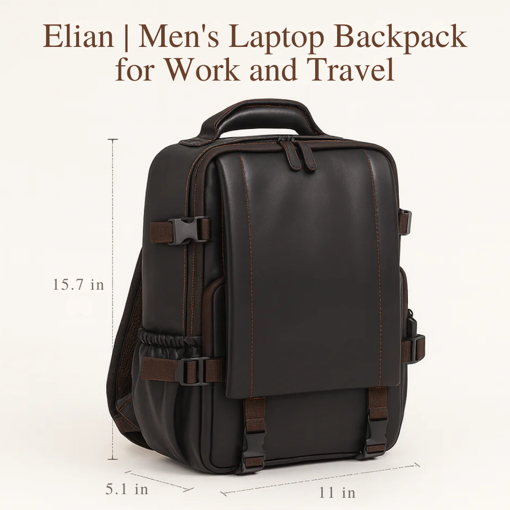 Elian | Men's Laptop Backpack for Work and Travel
