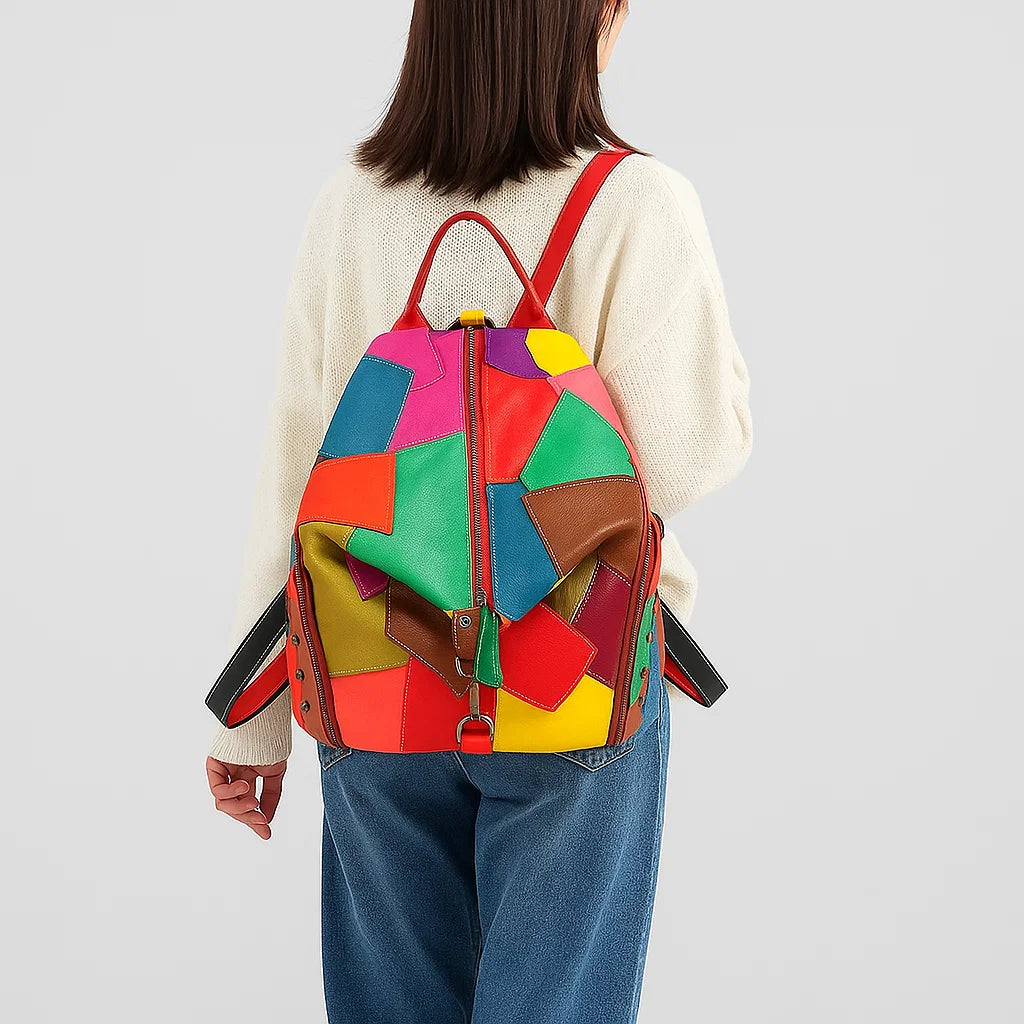 Sable | Patchwork Backpack