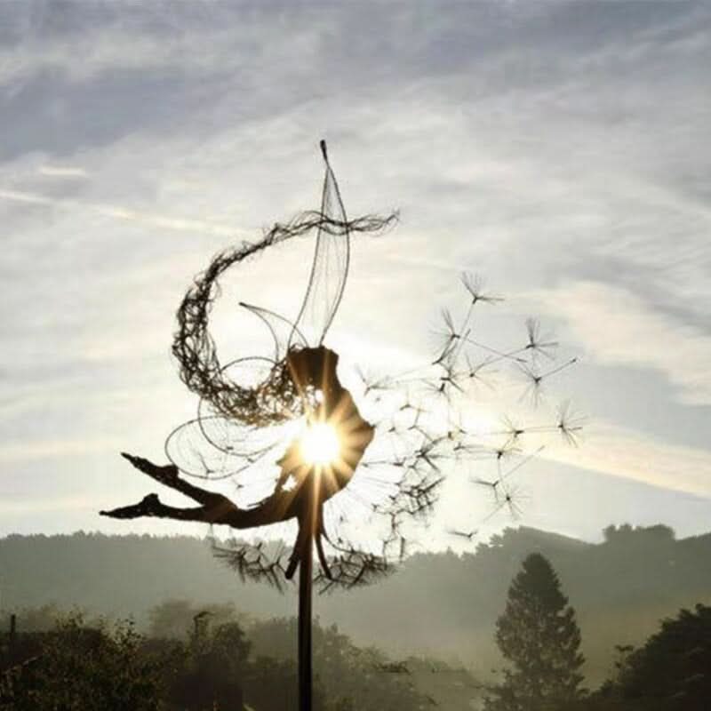 MythiGlow Metal Fairy | Whimsical Outdoor Lawn Décor