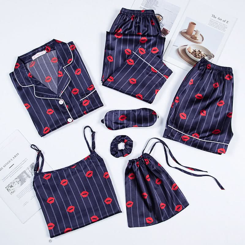 Velvette Dream 7-Piece Sleepwear Set | Effortless Elegance in Soft, Mix-and-Match Comfort
