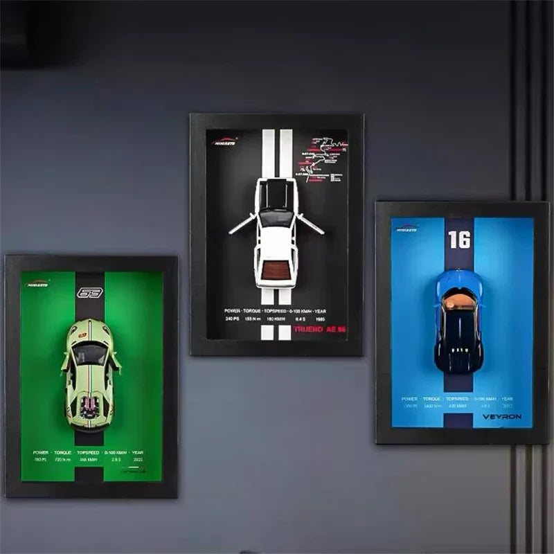 3D Car Model Design | SpeedLine Framed Wall Art