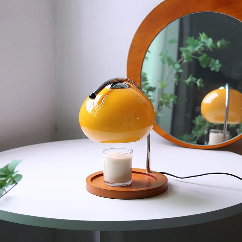 GlowMelt Candle Warmer Lamp | Retro Aroma Light Design