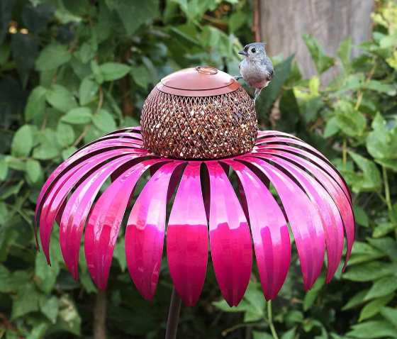 BloomFeast Bird Feeding Station | Floral-Inspired Oasis for Patio & Backyard
