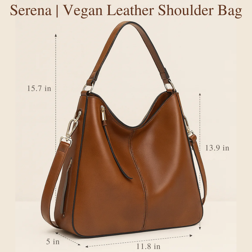 Serena | Vegan Leather Shoulder Bag
