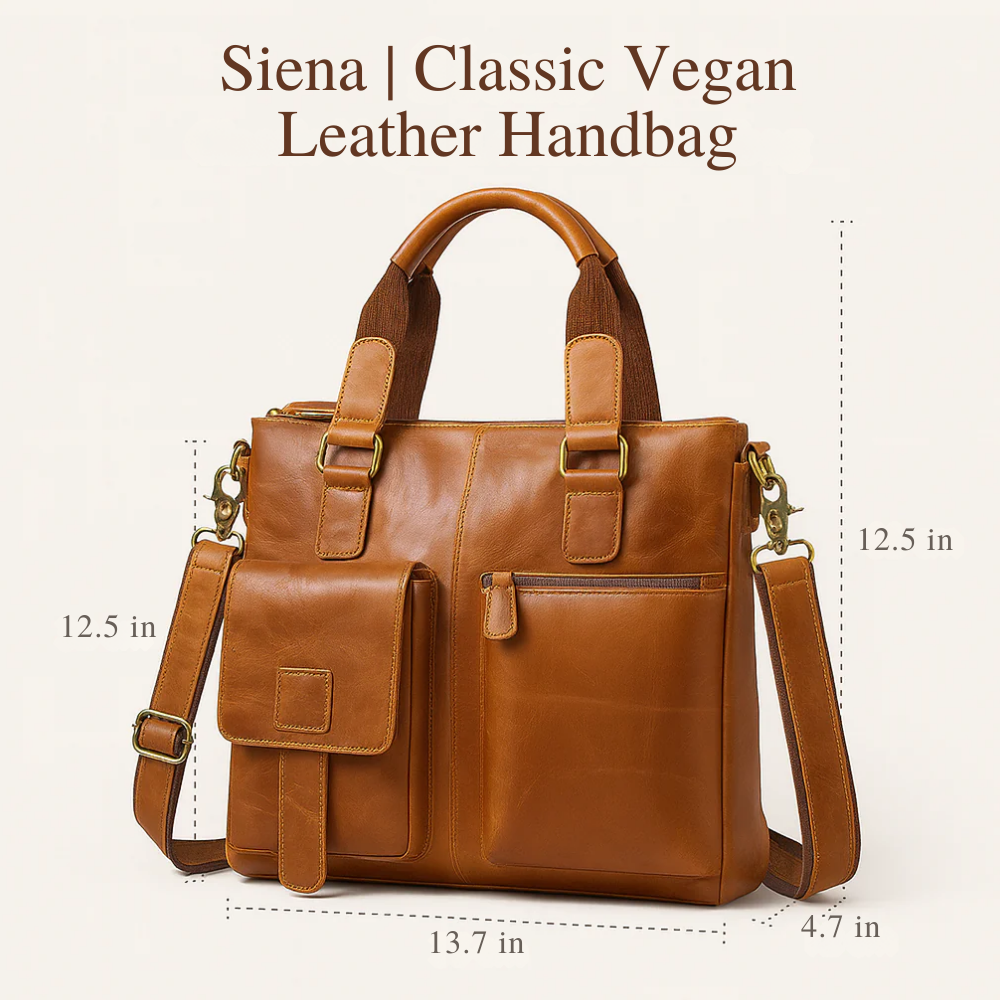 Siena | Classic Vegan Leather Handbag