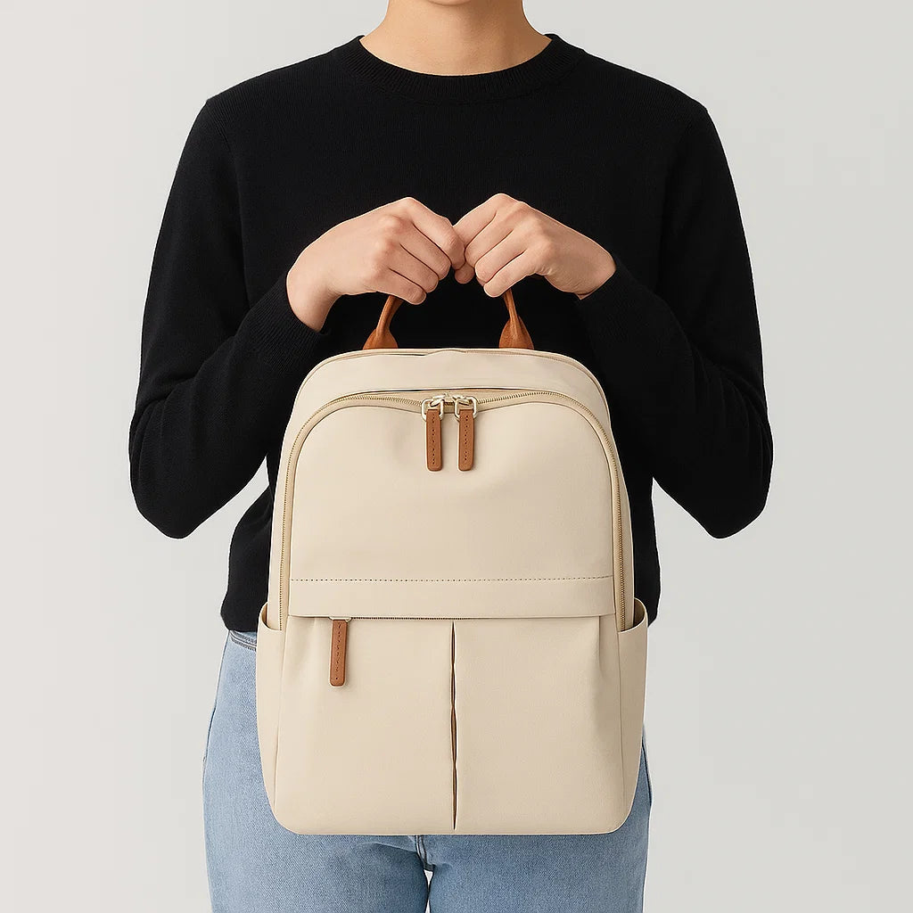 Solea | Matte Neutral Backpack