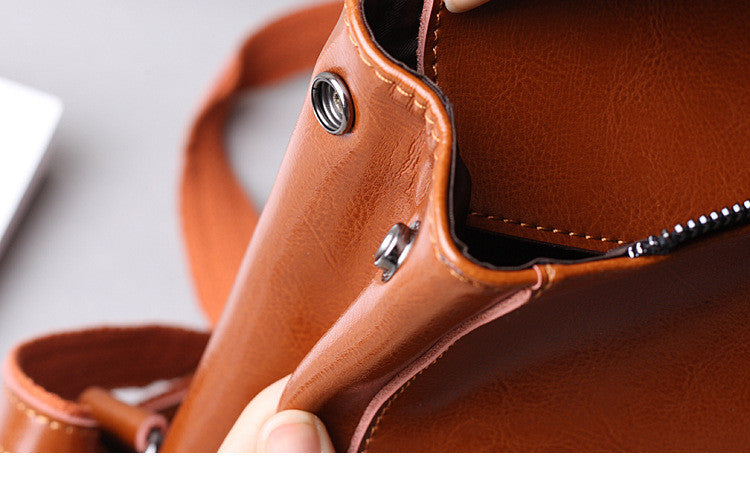 Sophia | Women's Leather Backpack with Adjustable Straps and Organized Compartments 5