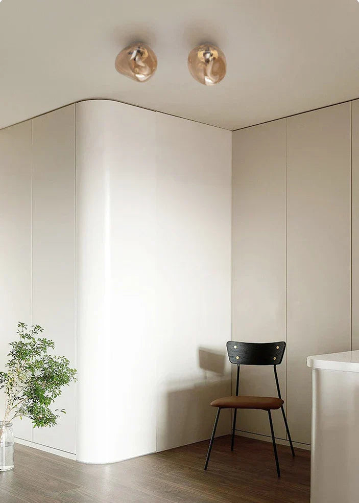 Space Style Elegance | AuroraSphere Glass Wall Light