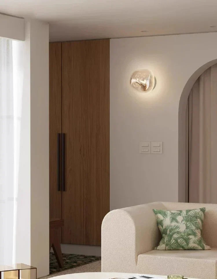 Space Style Elegance | AuroraSphere Glass Wall Light
