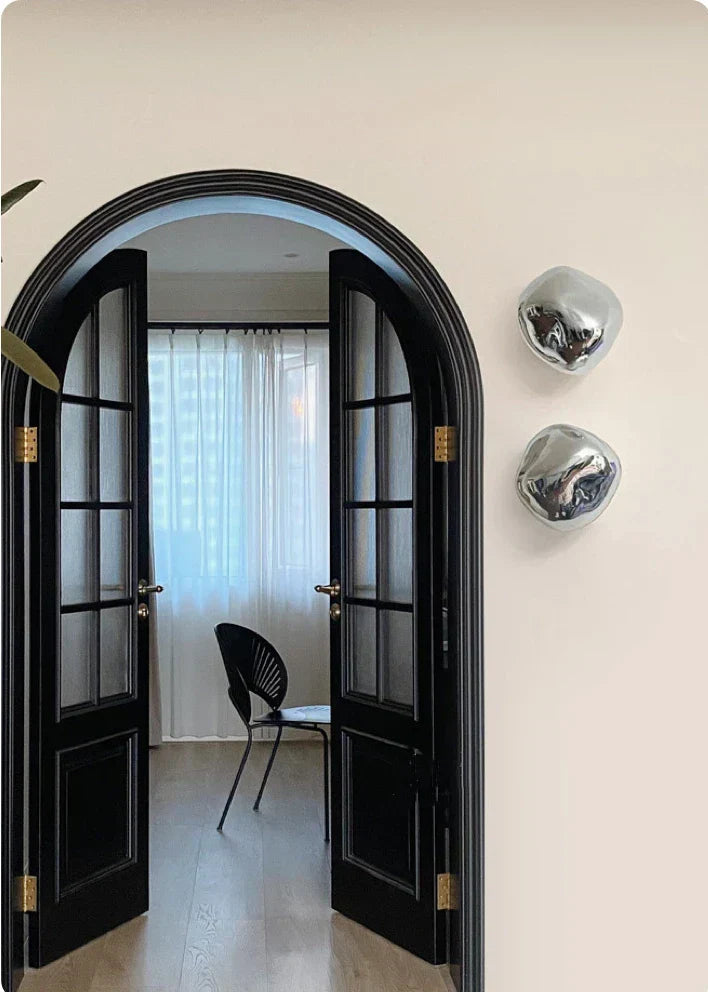 Space Style Elegance | AuroraSphere Glass Wall Light