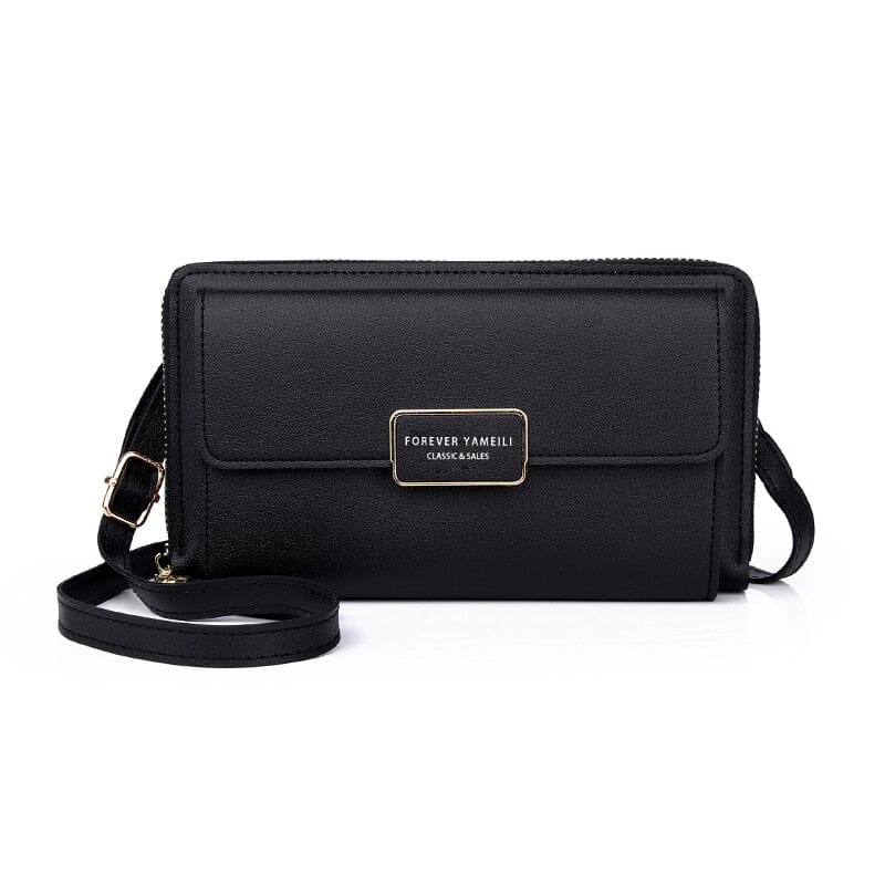 Stylish Leather Phone Wristlet Wallet with Spacious Interior – Durable PU Leather Organizer for Essentials 4