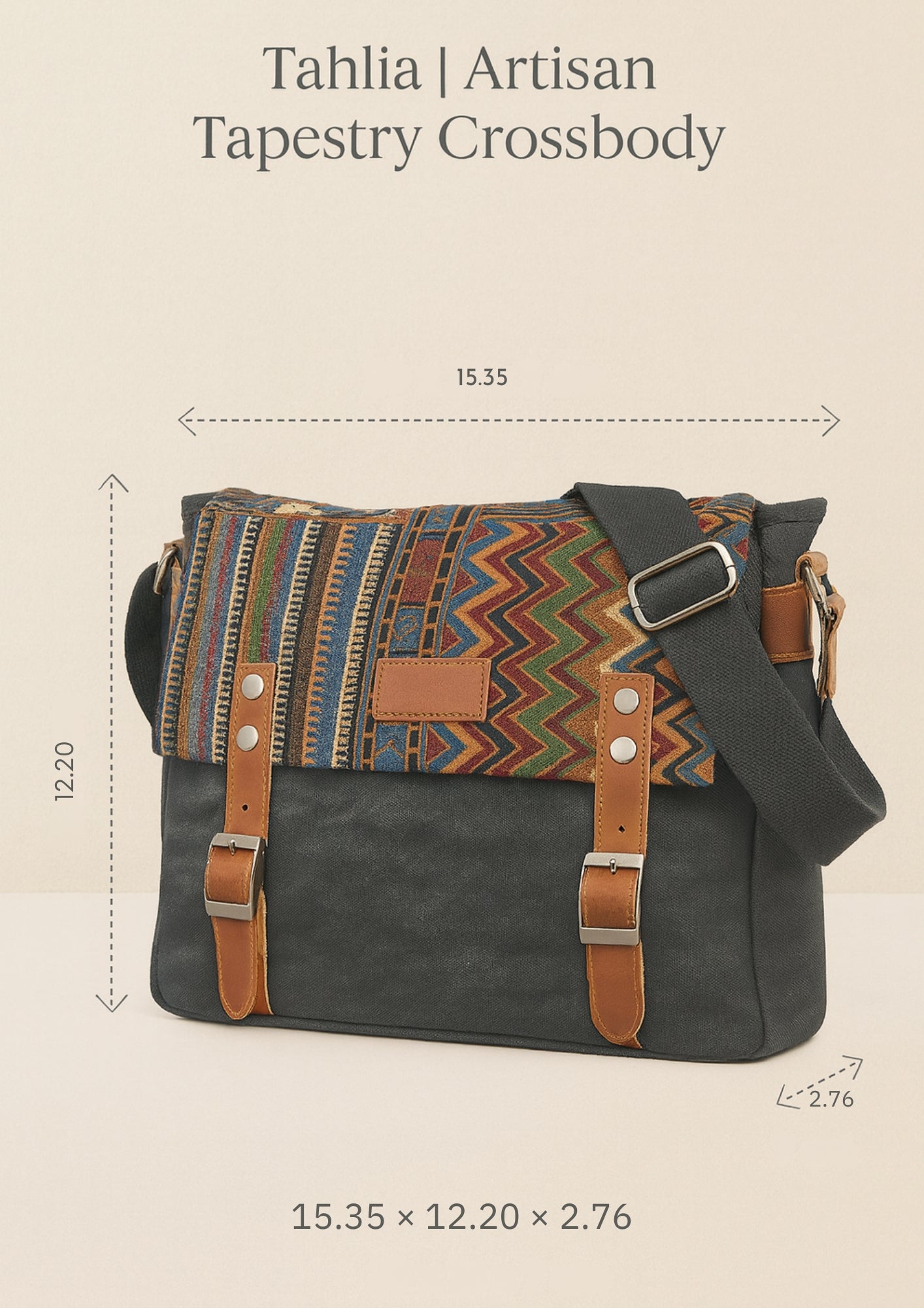 Tahlia | Artisan Tapestry Crossbody