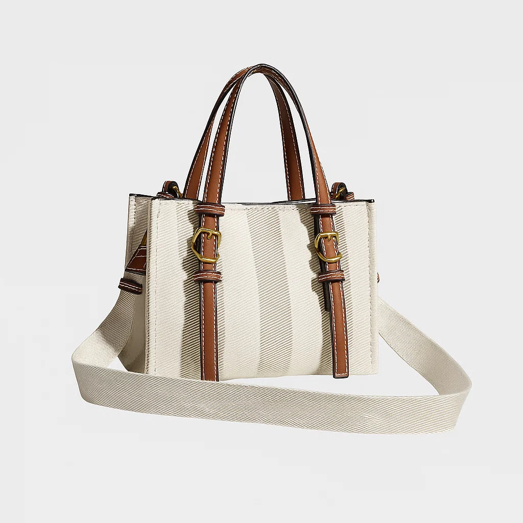 Tessa | Buckled Contrast Handbag