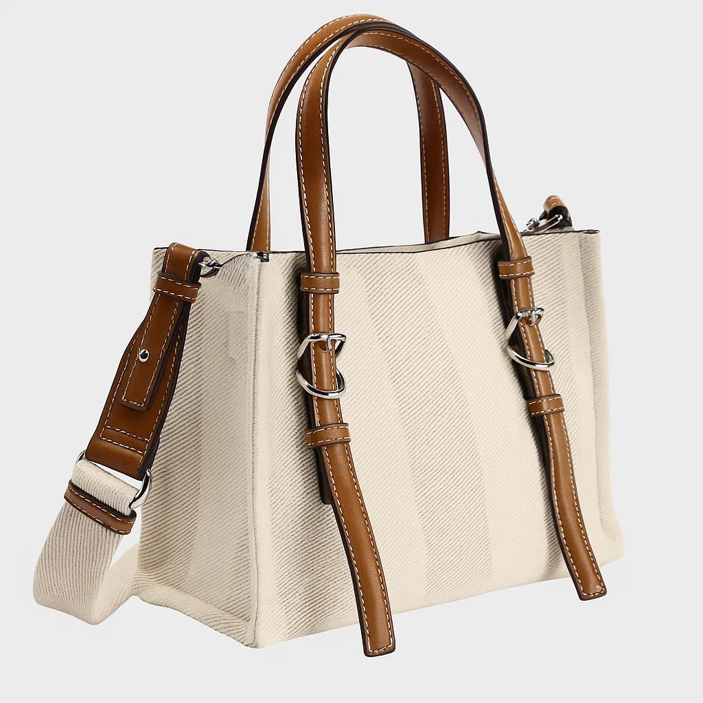 Tessa | Buckled Contrast Handbag
