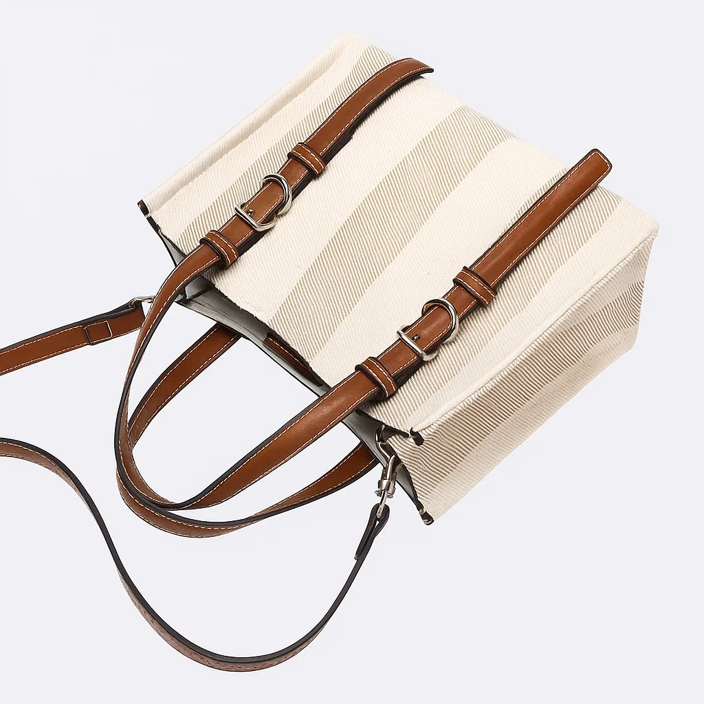Tessa | Buckled Contrast Handbag