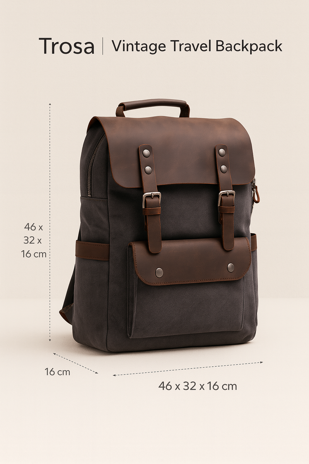 Trosa | Vintage Travel Backpack