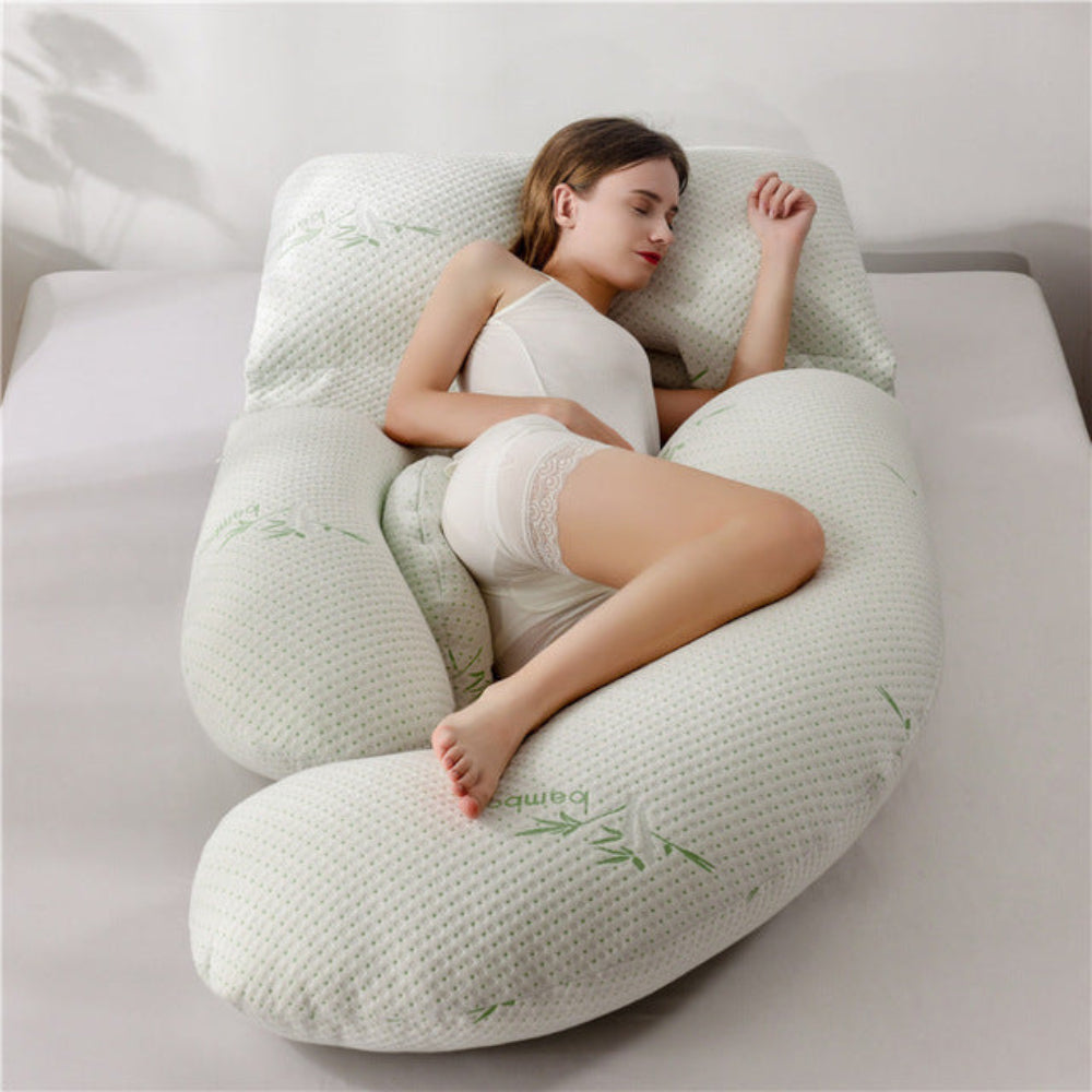 Full Body Support Pillow | U-Shape Pregnancy Cushion for Sleep