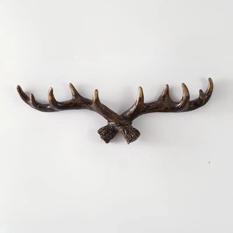 RusticHorn Wall Hook | Vintage Antler Coat Rack