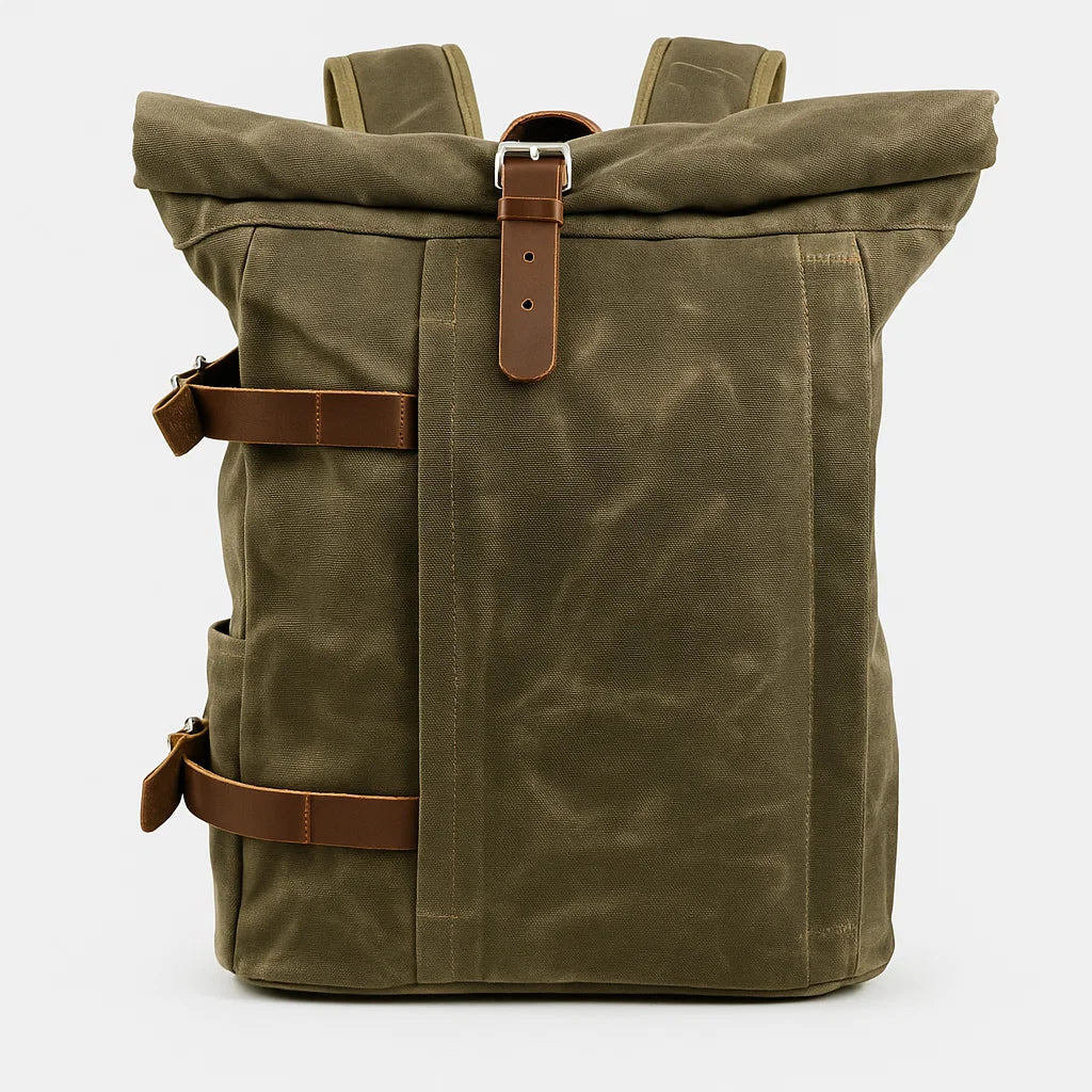 Velin | Vintage Travel Backpack with Laptop Sleeve