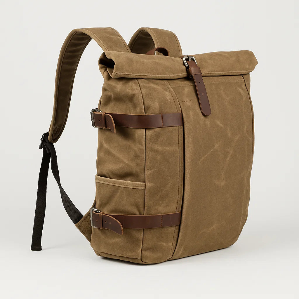 Velin | Vintage Travel Backpack with Laptop Sleeve