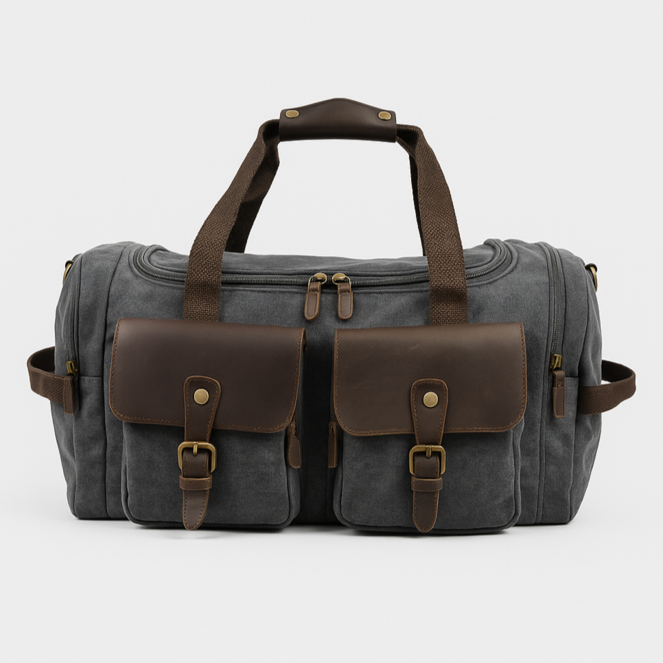 Vintage Duffel Bag | Weekender Bag for Travel