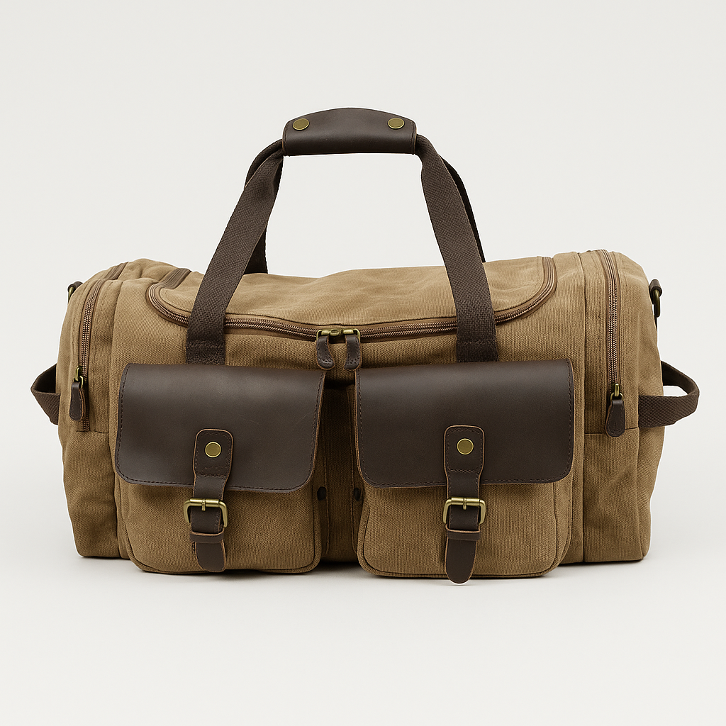 Vintage Duffel Bag | Weekender Bag for Travel