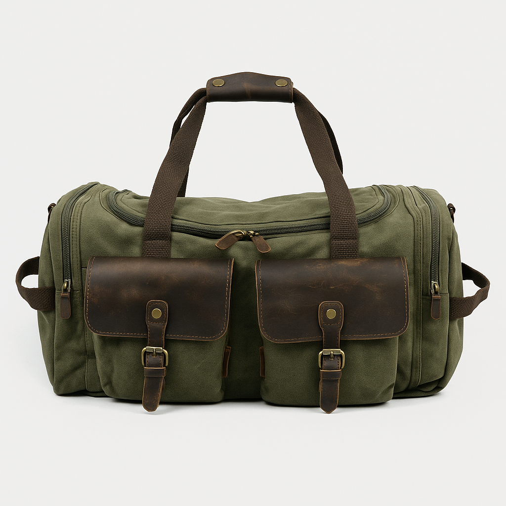 Vintage Duffel Bag | Weekender Bag for Travel