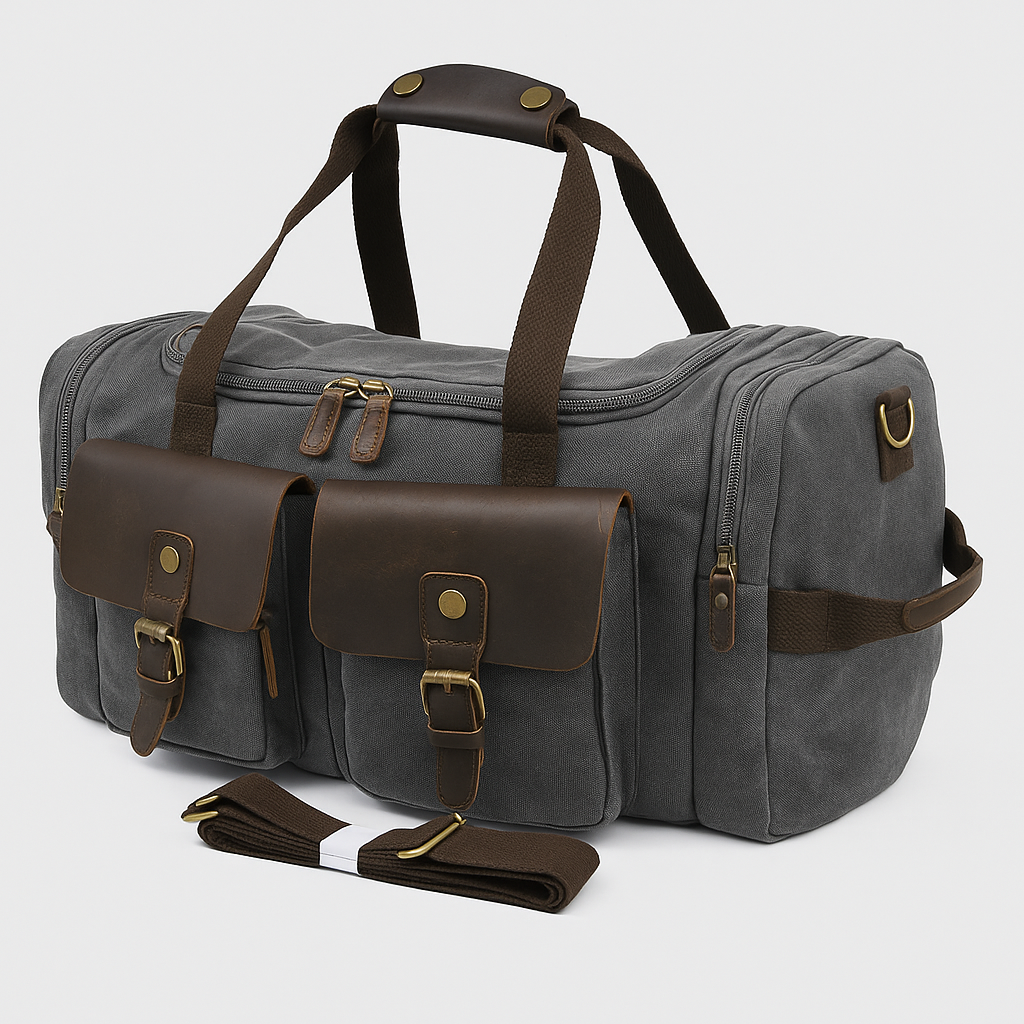 Vintage Duffel Bag | Weekender Bag for Travel
