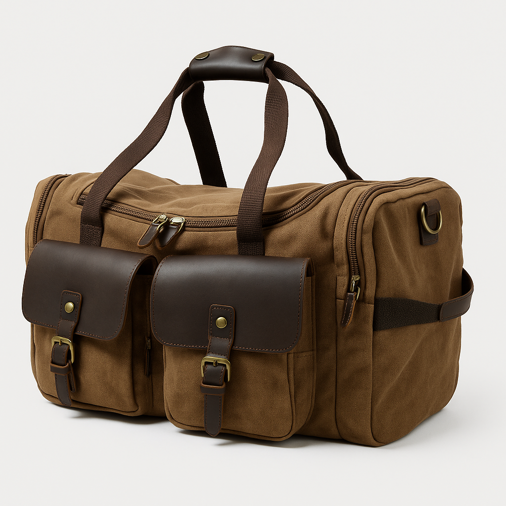 Vintage Duffel Bag | Weekender Bag for Travel