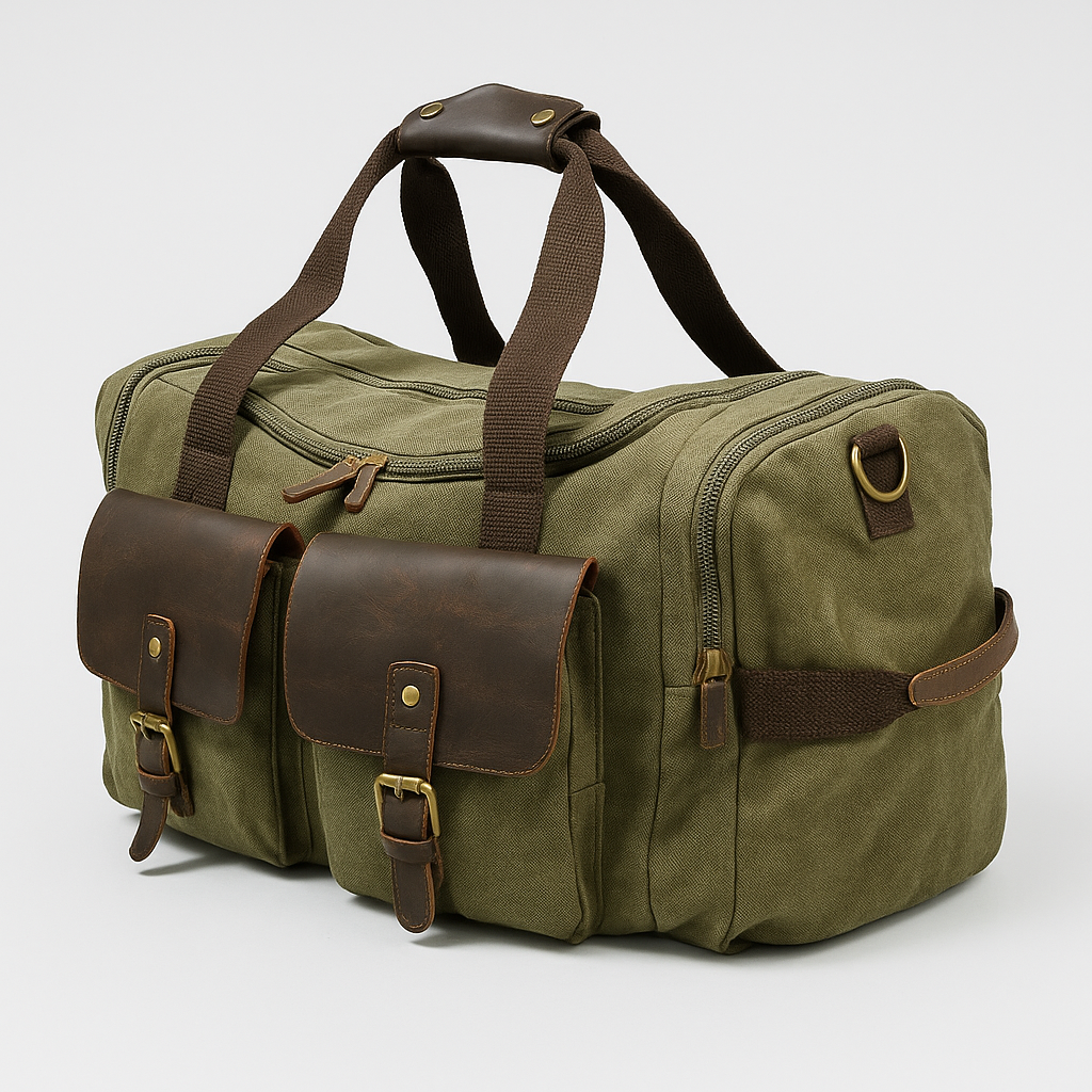 Vintage Duffel Bag | Weekender Bag for Travel