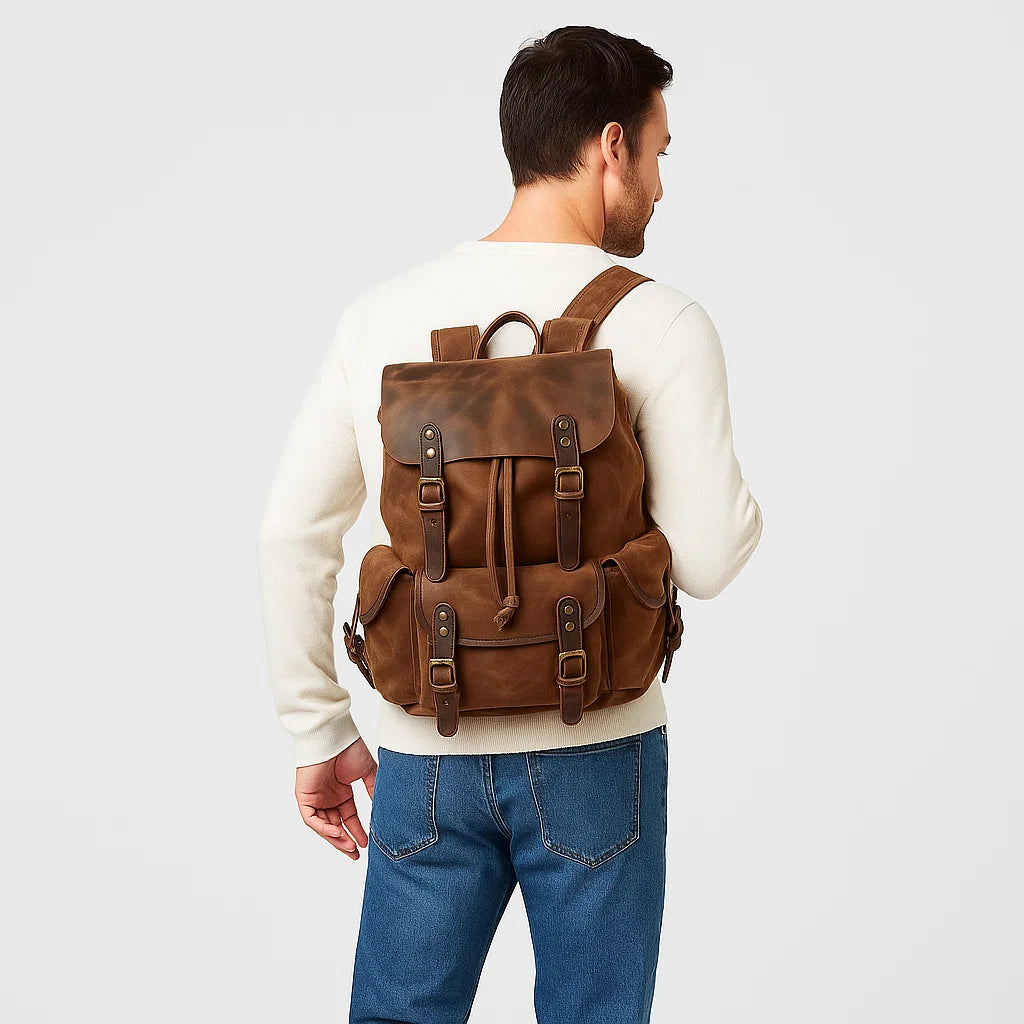 Vireo | Vegan Leather-Accent Travel Backpack