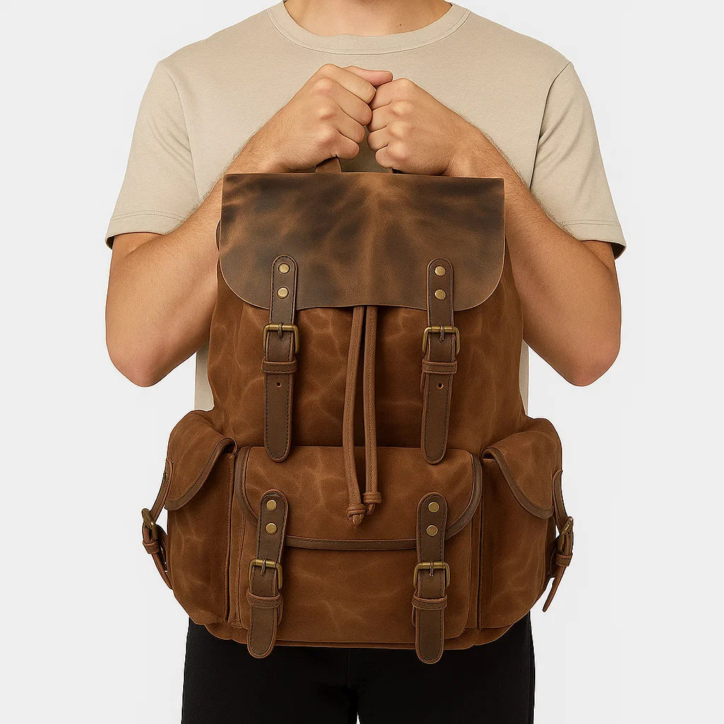 Vireo | Vegan Leather-Accent Travel Backpack