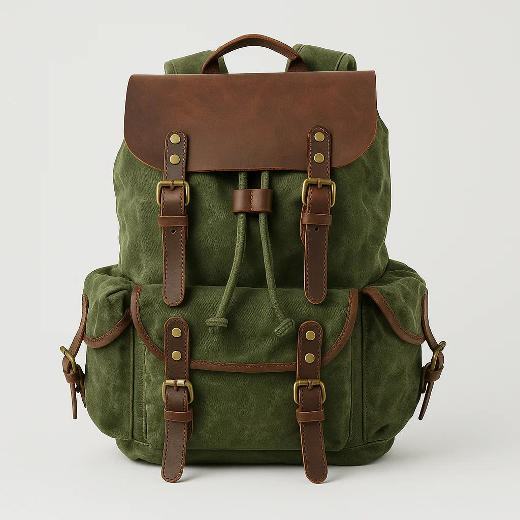 Vireo | Vegan Leather-Accent Travel Backpack