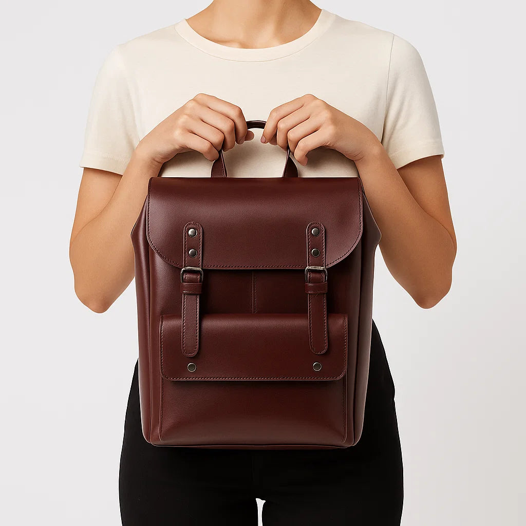 Vivian | Retro Buckle Backpack