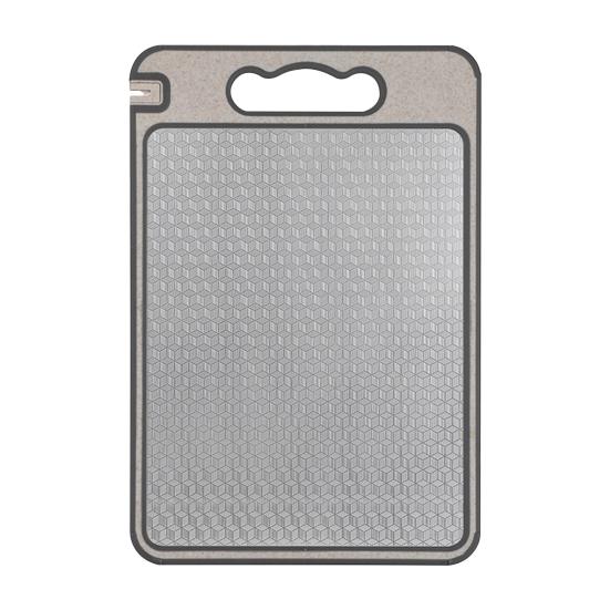 Reversible Cutting Board | Stainless Steel Dual-Sided with Sharpener