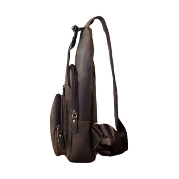 Buffalo | Leather Crossbody Bag for Men and Women-6