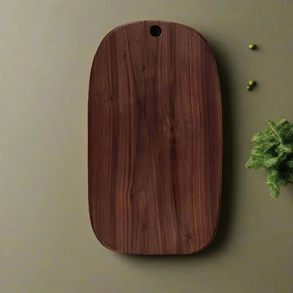 Walnut Cutting Board | Wooden Chopping Block & Serving Platter