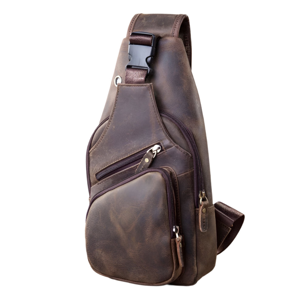 Buffalo | Leather Crossbody Bag for Men and Women-1