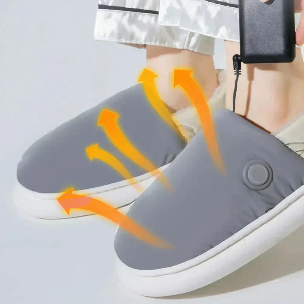 Adjustable Electric Slippers | Heated Warmth for Cozy Home Relaxation