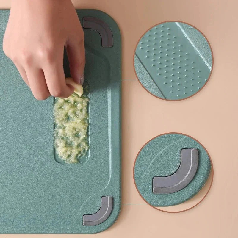 Kitchen Cutting Board | Double-Sided Reversible Stainless Steel Design