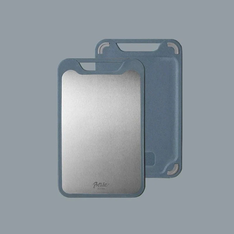 Kitchen Cutting Board | Double-Sided Reversible Stainless Steel Design