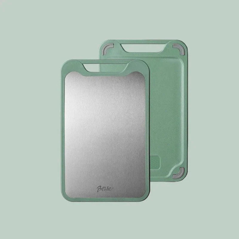 Kitchen Cutting Board | Double-Sided Reversible Stainless Steel Design
