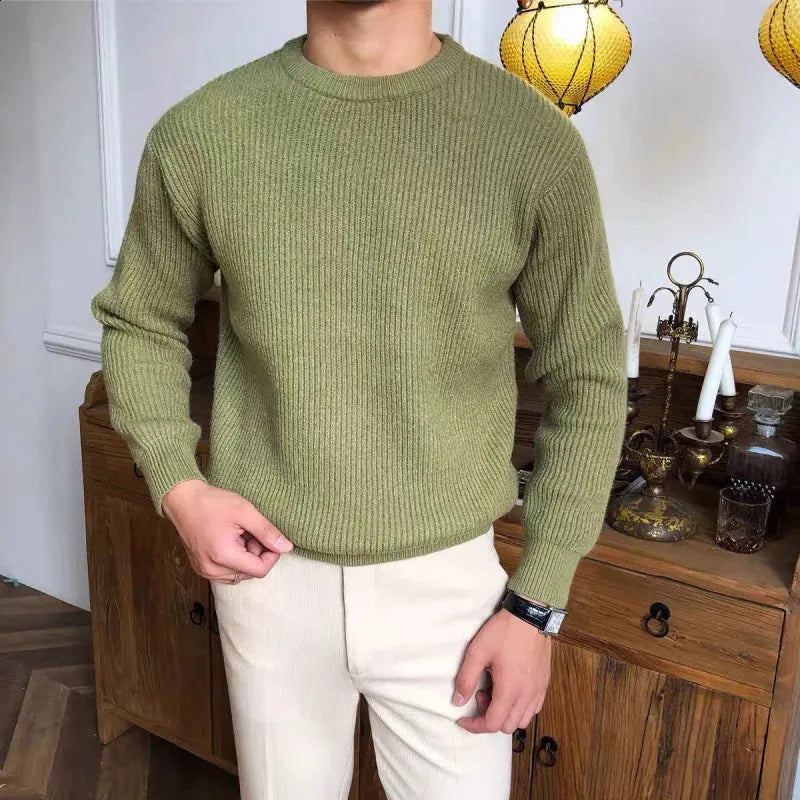 Calvin | Men’s Casual Soft Knit Crew Neck Sweater