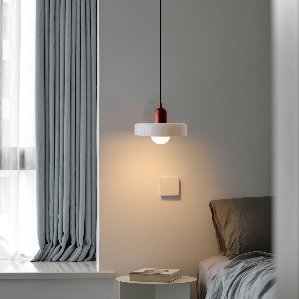 Studio Prisma Pendant | Art Glass Light in Bauhaus Luxe Palette