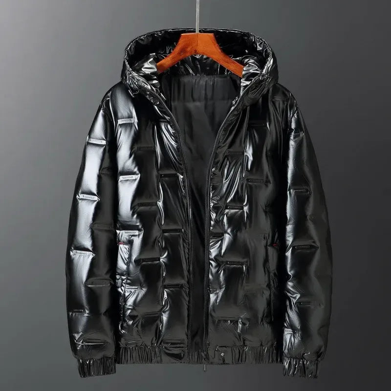 Liam | Men’s Water-Resistant Quilted Down Jacket with Hood