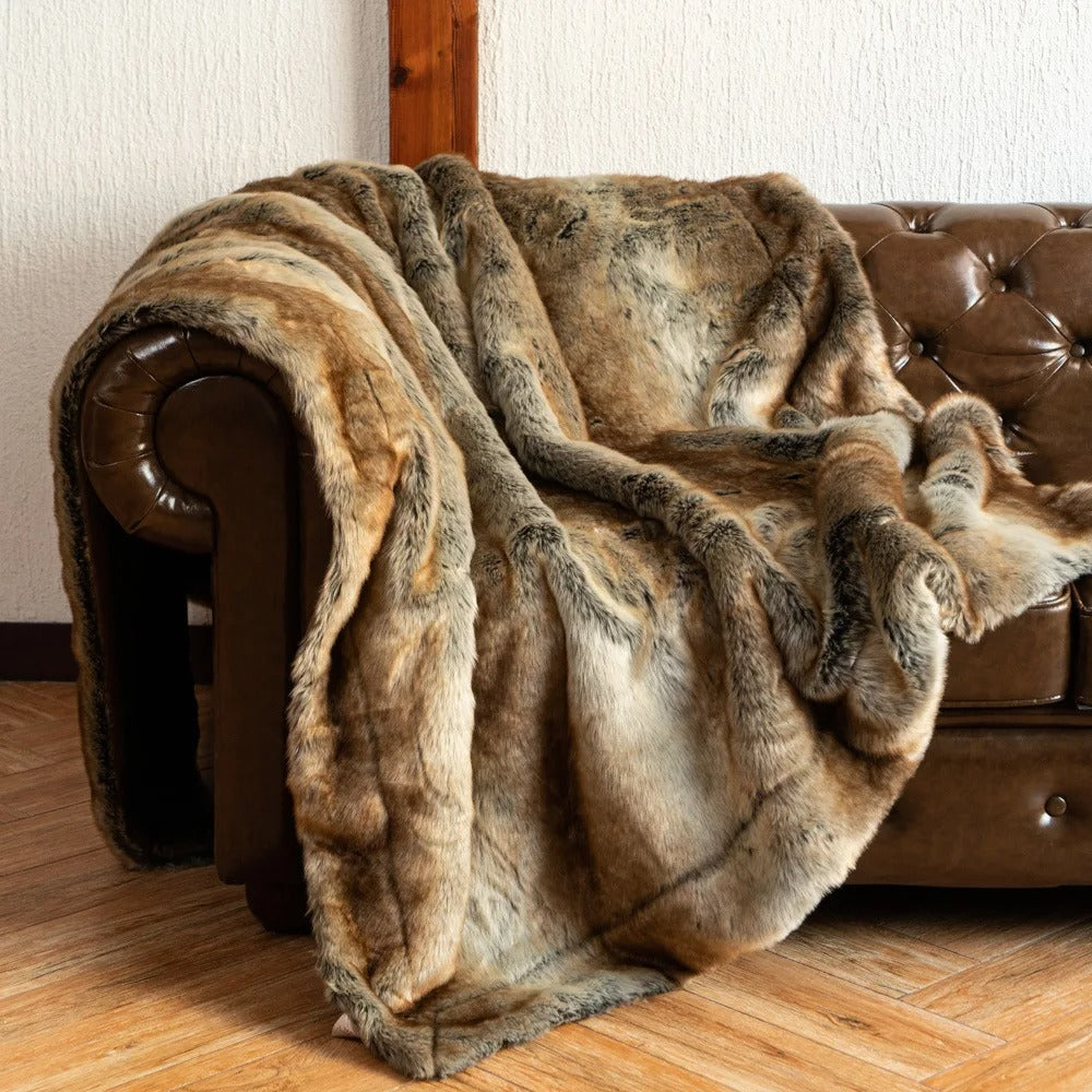 Luxury Home Blanket | Faux Fur Throw for Warmth & Style